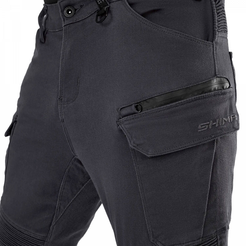 Prodloužené kalhoty na motorku Shima Giro 3.0 šedé