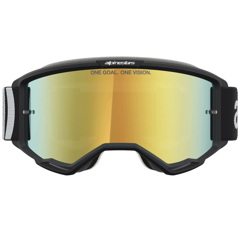 Motokrosové brýle Alpinestars Vision 5 Hone černo-bílé