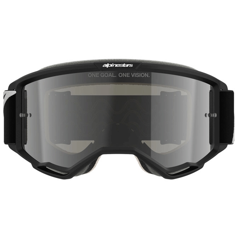 Motokrosové brýle Alpinestars Vision 5 Corp 2 černo-bílé
