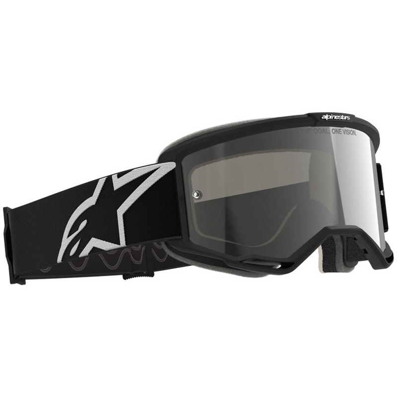 Motokrosové brýle Alpinestars Vision 5 Corp 2 černo-bílé
