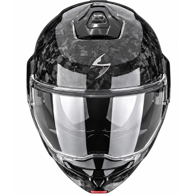 Překlápěcí helma na motorku Scorpion EXO-TECH II Onyx Carbon černá
