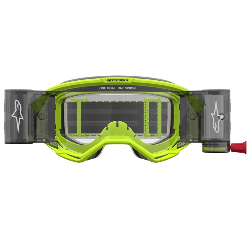 Motokrosové brýle Alpinstars Vision 5 Rora Roll-Off fluo žluto-černé