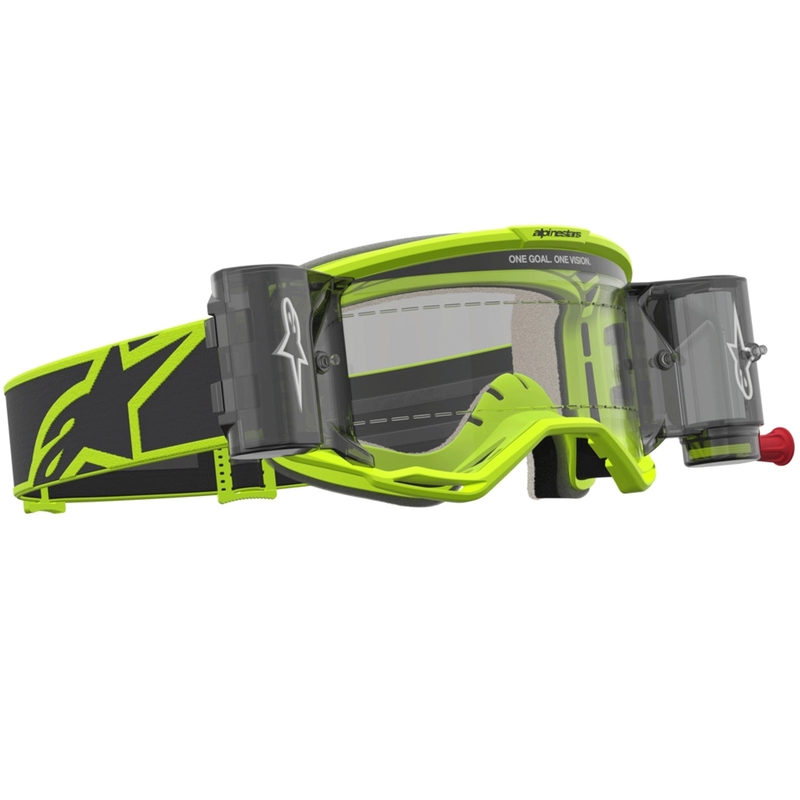 Motokrosové brýle Alpinstars Vision 5 Rora Roll-Off fluo žluto-černé