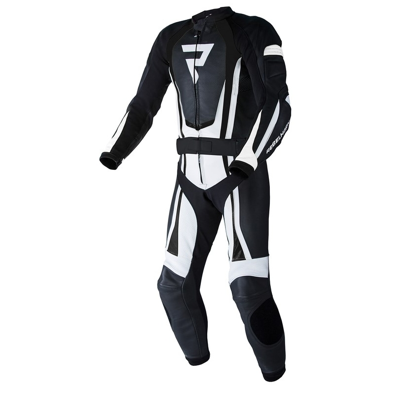 Kombinéza na motorku Rebelhorn Piston II PRO černo-bílá výprodej