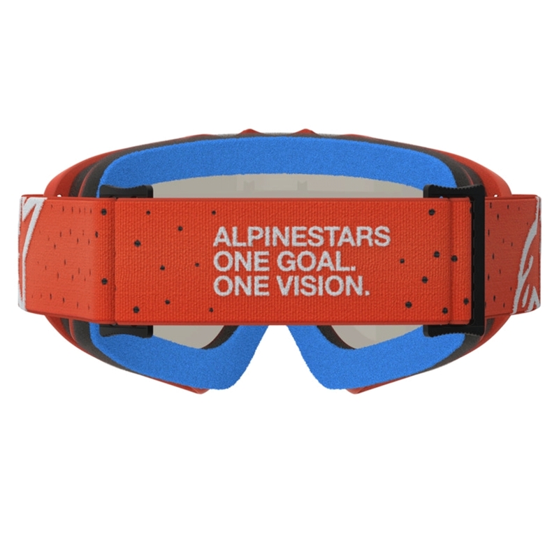 Dětské motokrosové brýle Alpinestars Vision Youth Vesta oranžovo-stříbrné