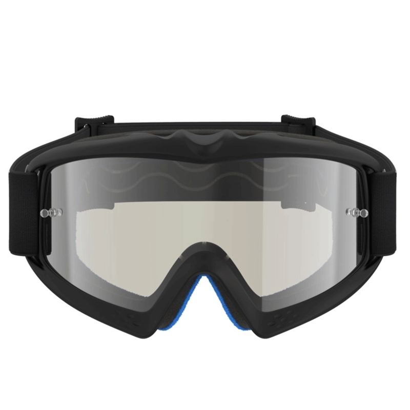 Dětské motokrosové brýle Alpinestars Vision Youth Atrox černo-stříbrné