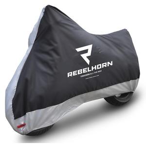 Plachta na motorku Rebelhorn Cover II černo-stříbrná