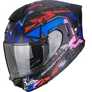 Integrální helma na motorku Scorpion EXO-530 Air Meteor matná černo-růžová