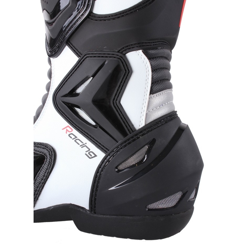 Moto boty RSA Racing II bílo-černé výprodej