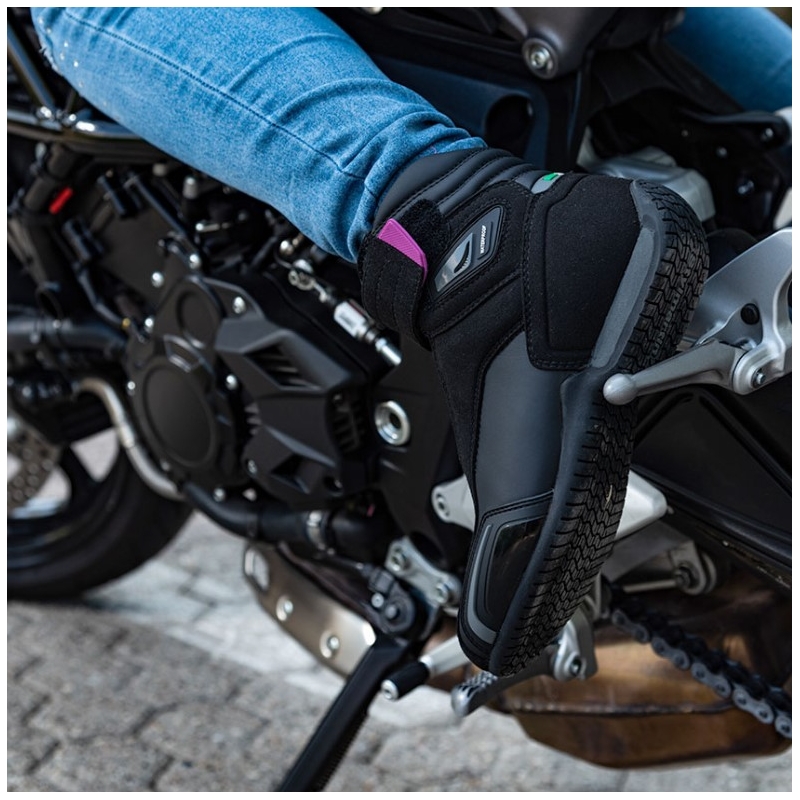 Dámské boty na motorku Stylmartin Vector WP černo-růžové