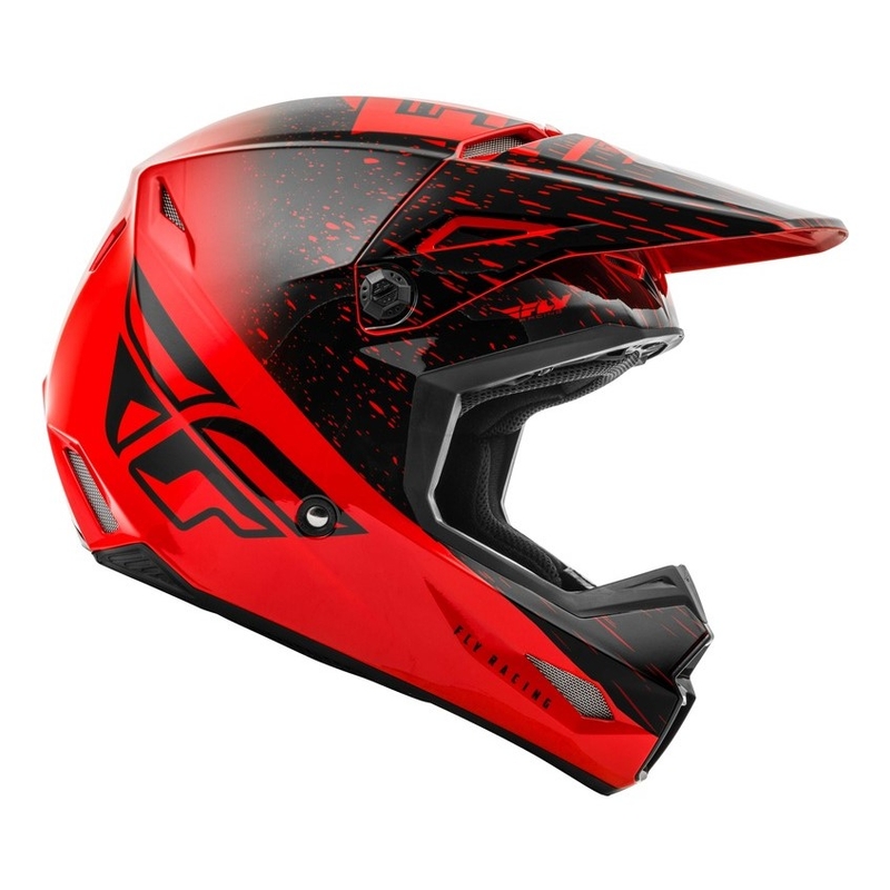 Motokrosová přilba FLY Racing Kinetic K120 červeno-černá
