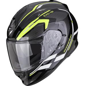 Integrální helma na motorku Scorpion EXO-491 KRIPTA černo-fluo žluto-bílá