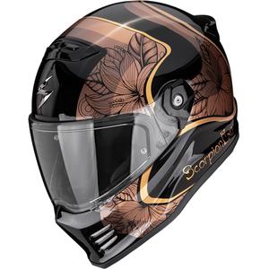 Integrální helma na motorku Scorpion Covert FX Ameria černo-zlatá