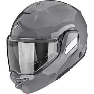 Překlápěcí helma na motorku Scorpion EXO-TECH II Solid cementově šedá