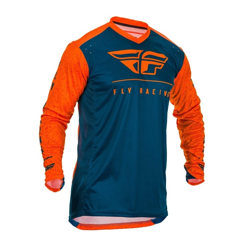 Motokrosový dres FLY Racing Lite 2020 oranžovo-modrý