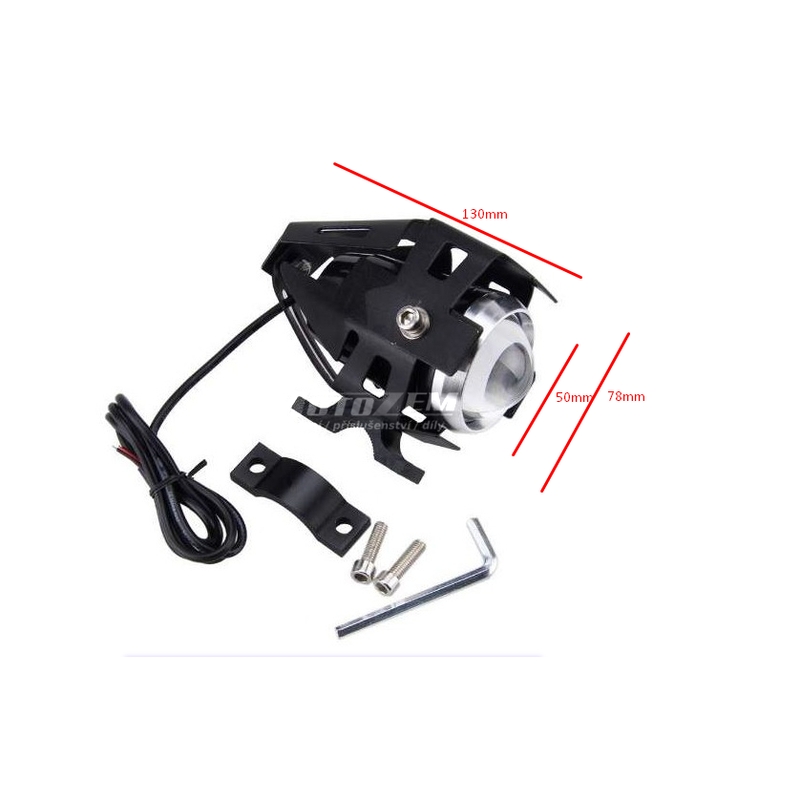 Universální přídavné LED světlo Cree včetně vypínače černé