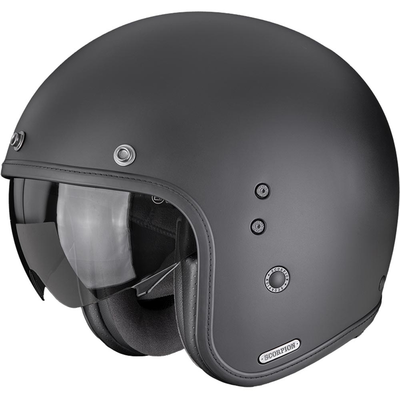 Otevřená helma na motorku Scorpion Belfast II Solid matná černá