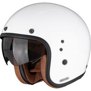 Otevřená helma na motorku Scorpion Belfast II Luxe bílá