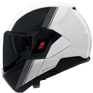 Překlápěcí helma na motorku Nolan N120-1 Verniciatura Speciale 356 lesklá perleťovo-černo-šedá