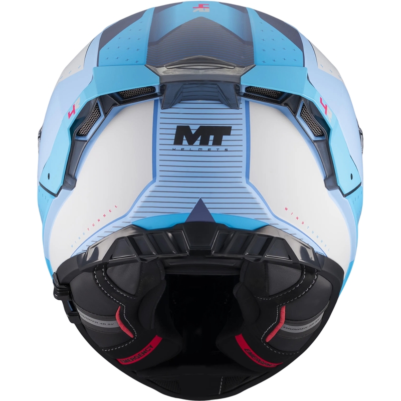 Integrální helma na motorku MT Thunder 4 R SV Wind Tunnel C7 matná modro-šedá