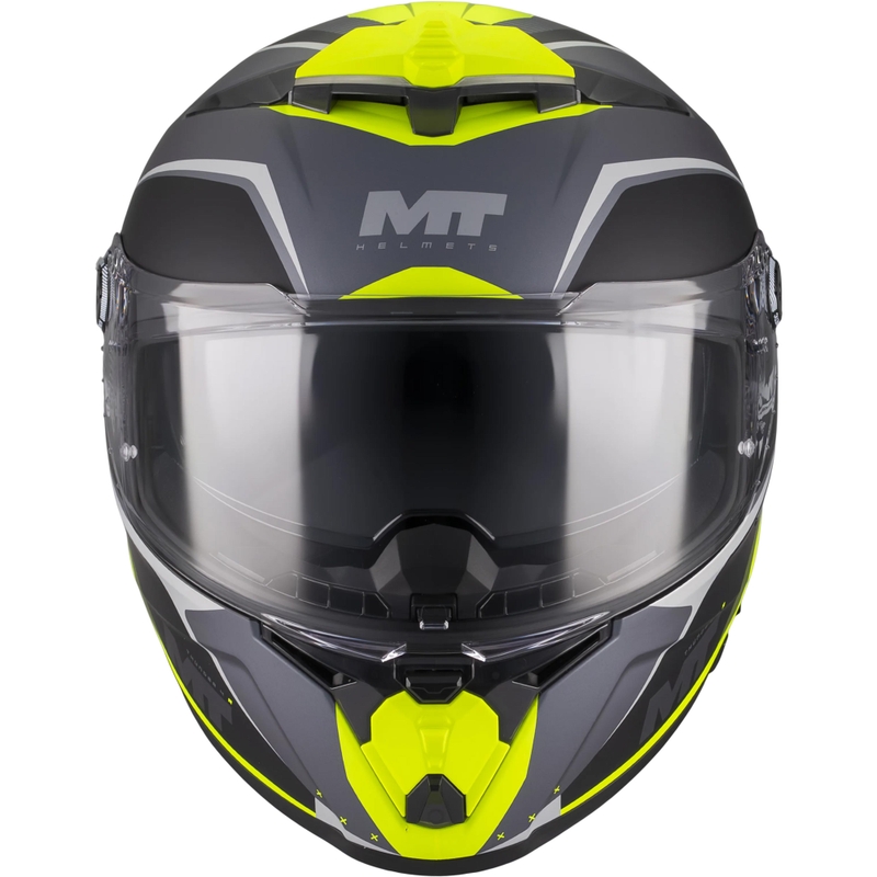 Integrální helma na motorku MT Thunder 4 R SV Wind Tunnel B3 černo-šedo-fluo žlutá