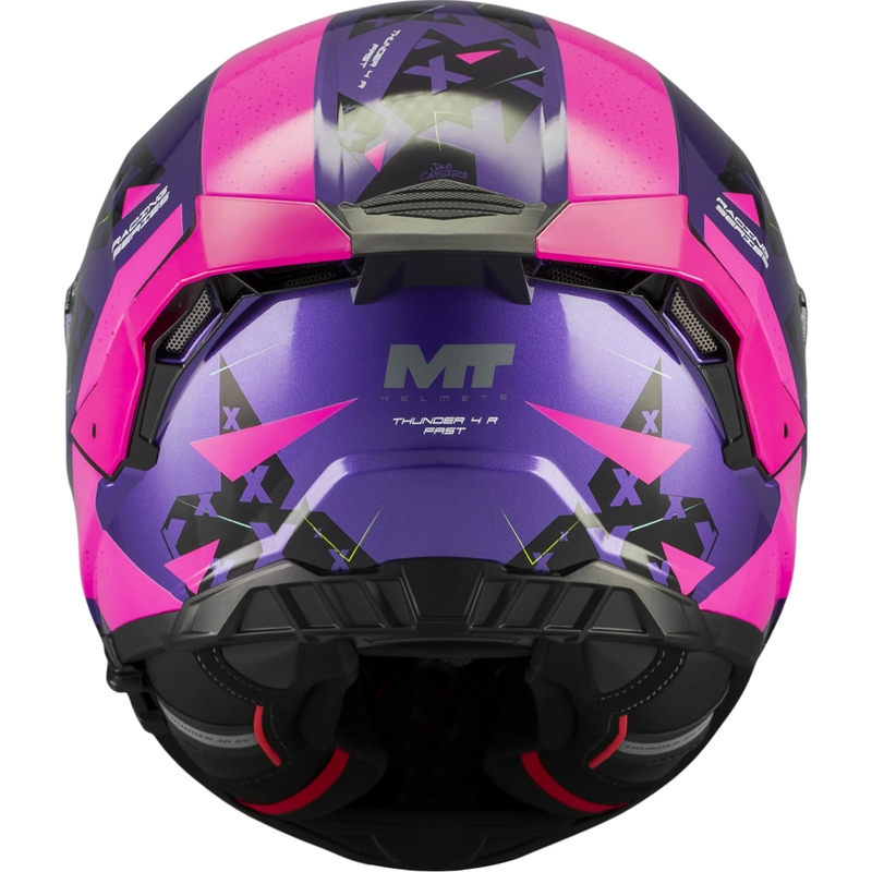 Integrální helma na motorku MT Thunder 4 R SV Fast C8 fialovo-růžovo-černá