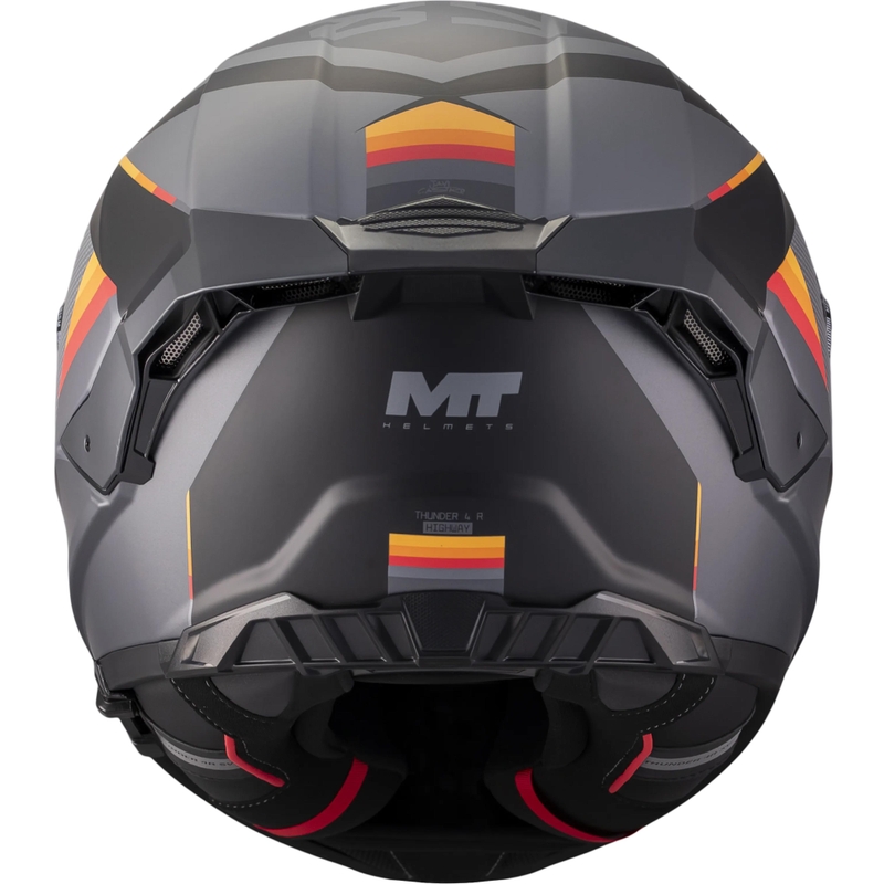 Integrální helma na motorku MT Thunder 4 R SV Highway B5 matná šedo-černá