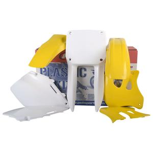Sada plastů POLISPORT 90093 OEM barva pro SUZUKI RM 125 1996-1998, SUZUKI RM 250 1996-1998