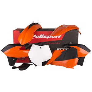 Sada plastů POLISPORT 90555 OEM barva pro KTM SX 85 2013-2017