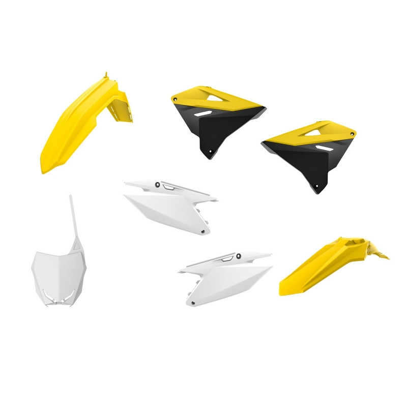 Sada plastů POLISPORT OEM barva pro SUZUKI RM 125 2001-2008, SUZUKI RM 250 2001-2008