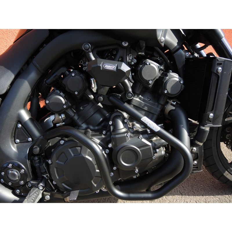 Ochranné rámy motoru RDMOTO matná černá vrchní a spodní pro YAMAHA V-Max 1700 2009-2014
