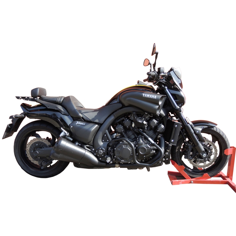Ochranné rámy motoru RDMOTO matná černá vrchní a spodní pro YAMAHA V-Max 1700 2009-2014