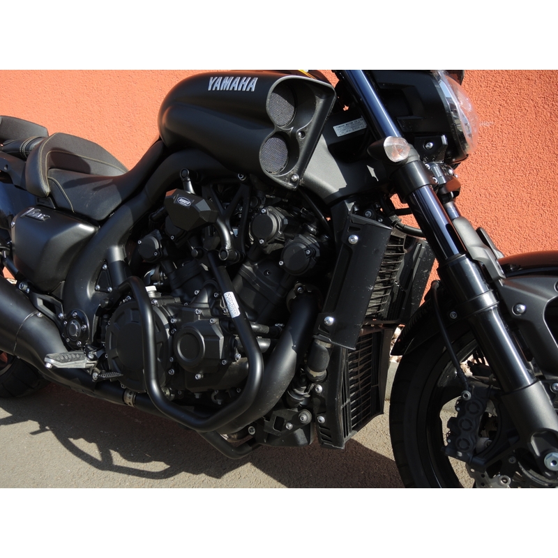 Ochranné rámy motoru RDMOTO matná černá vrchní a spodní pro YAMAHA V-Max 1700 2009-2014
