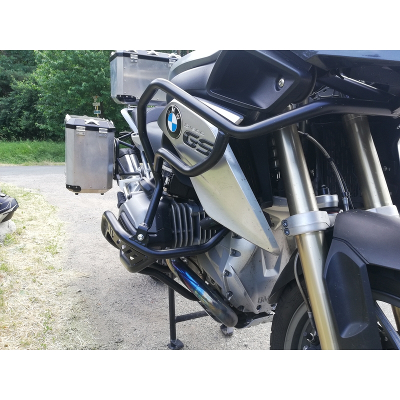 Ochranné rámy motoru RDMOTO matná černá vrchní a spodní pro BMW R 1200 GS 2013-2019