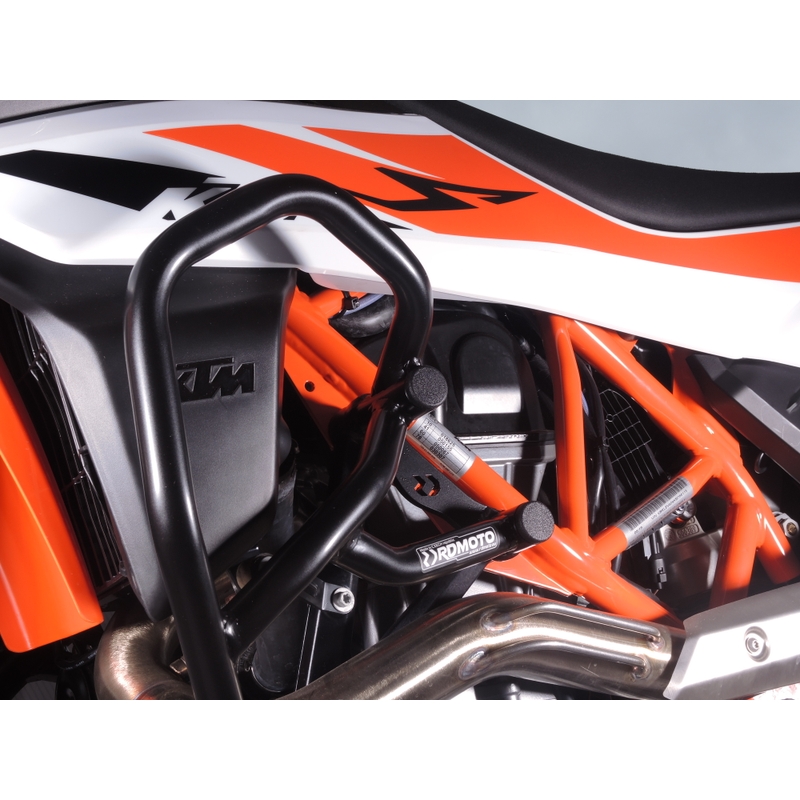 Ochranné rámy motoru RDMOTO matná černá vrchní