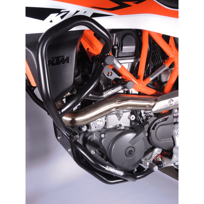 Ochranné rámy motoru RDMOTO matná černá vrchní a spodní