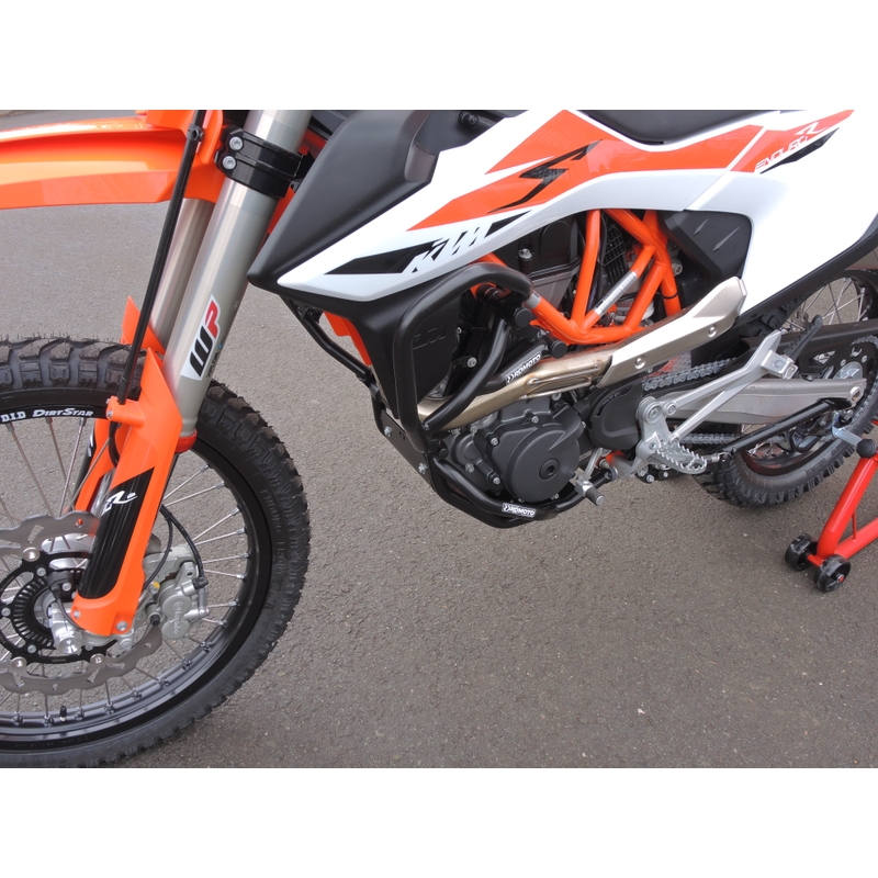 Ochranné rámy motoru RDMOTO matná černá vrchní a spodní