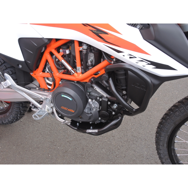 Ochranné rámy motoru RDMOTO matná černá vrchní a spodní