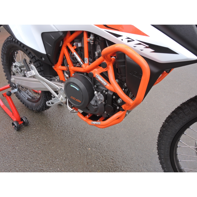 Ochranné rámy motoru RDMOTO oranžová vrchní a spodní