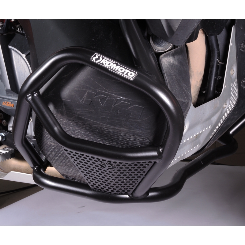Ochranné rámy motoru RDMOTO matná černá snížení pro KTM Adventure 790 / R 2019-2020, KTM Adventure 890 /R/L 2021-2023