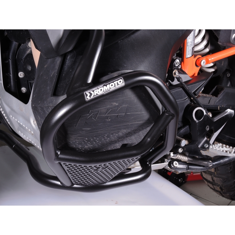 Ochranné rámy motoru RDMOTO matná černá snížení pro KTM Adventure 790 / R 2019-2020, KTM Adventure 890 /R/L 2021-2023