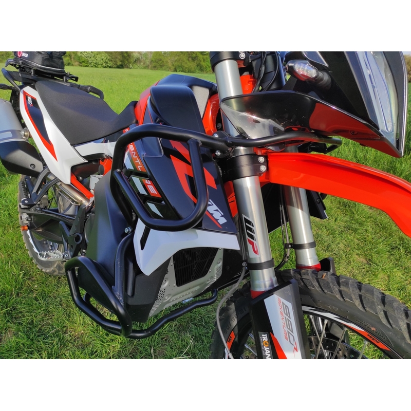 Ochranné rámy motoru RDMOTO matná černá vrchní a spodní pro KTM Adventure 790 / R 2019-2020, KTM Adventure 890 /R/L 2021-2022
