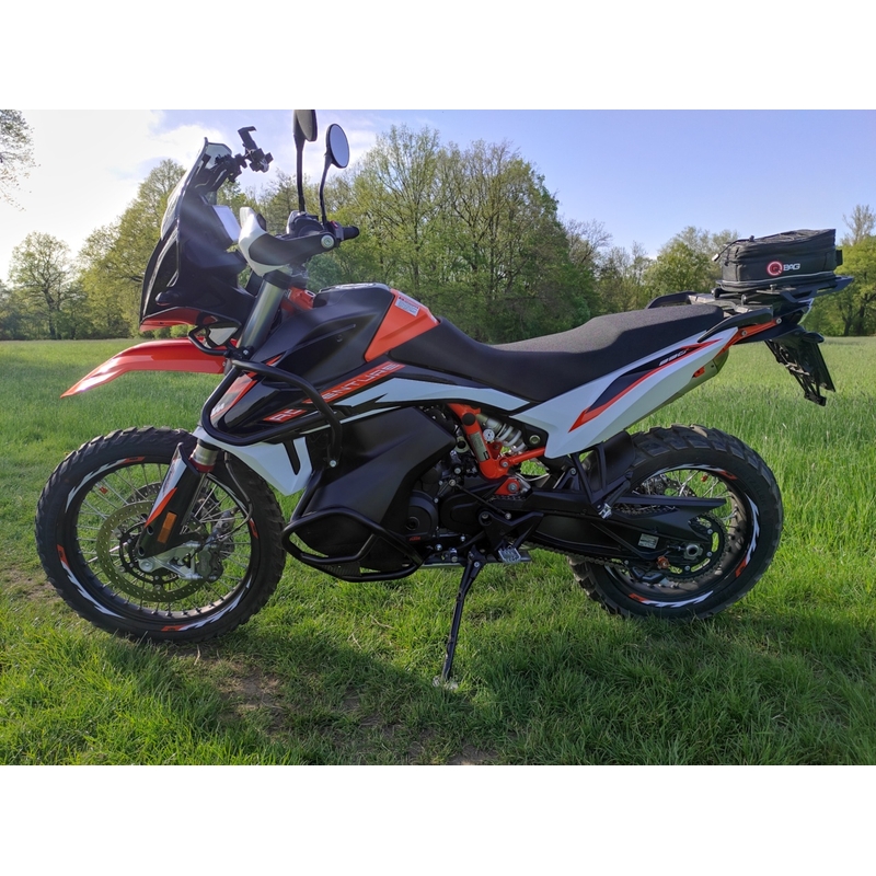 Ochranné rámy motoru RDMOTO matná černá vrchní a spodní pro KTM Adventure 790 / R 2019-2020, KTM Adventure 890 /R/L 2021-2022
