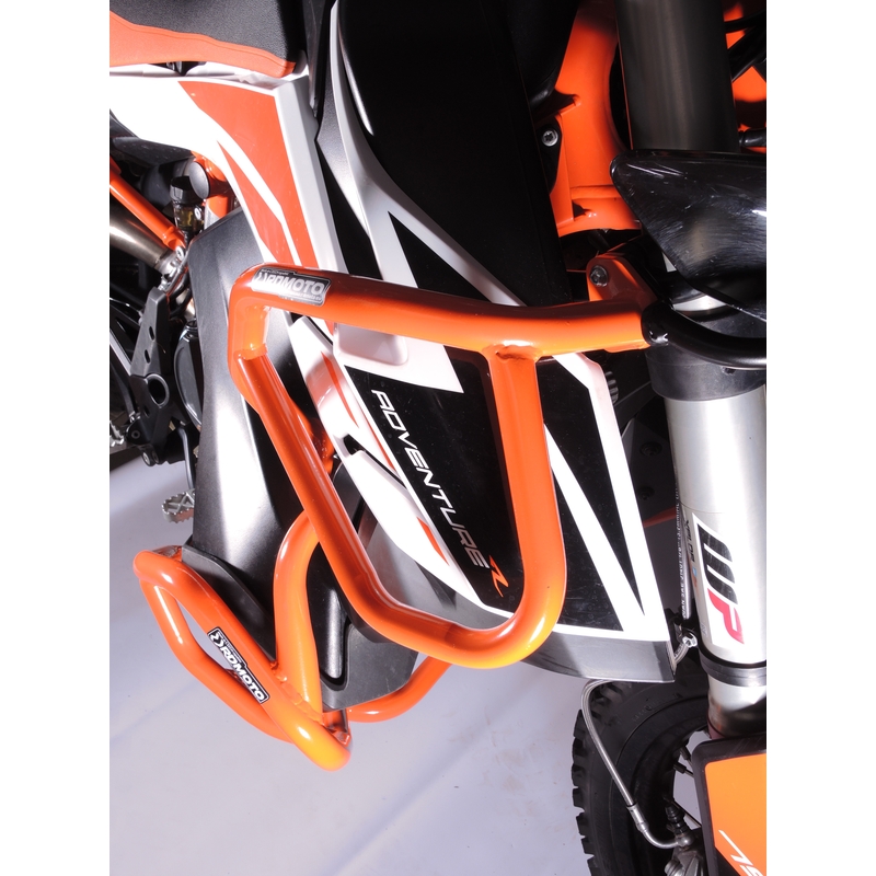 Ochranné rámy motoru RDMOTO oranžová vrchní a spodní