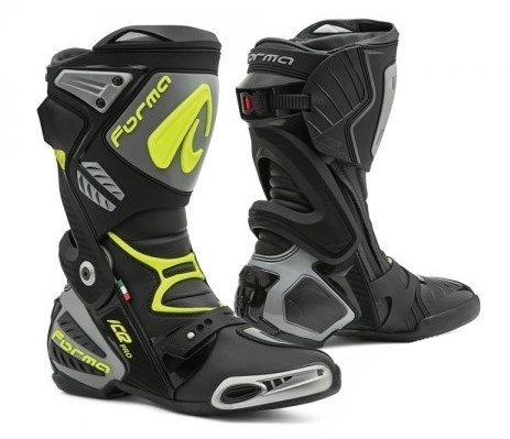 Boty na motorku Forma Ice Pro černo-šedo-fluo žluté Velikost: 45