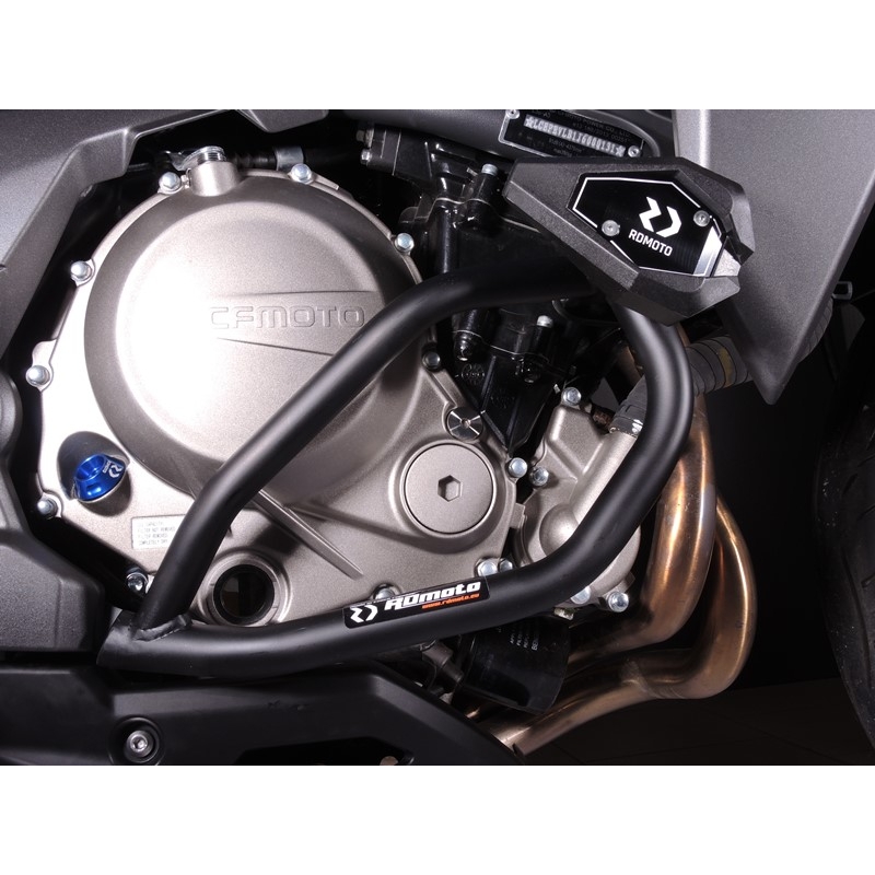 Ochranné rámy motoru RDMOTO matná černá pro CFMOTO 650 NK 2020-2023