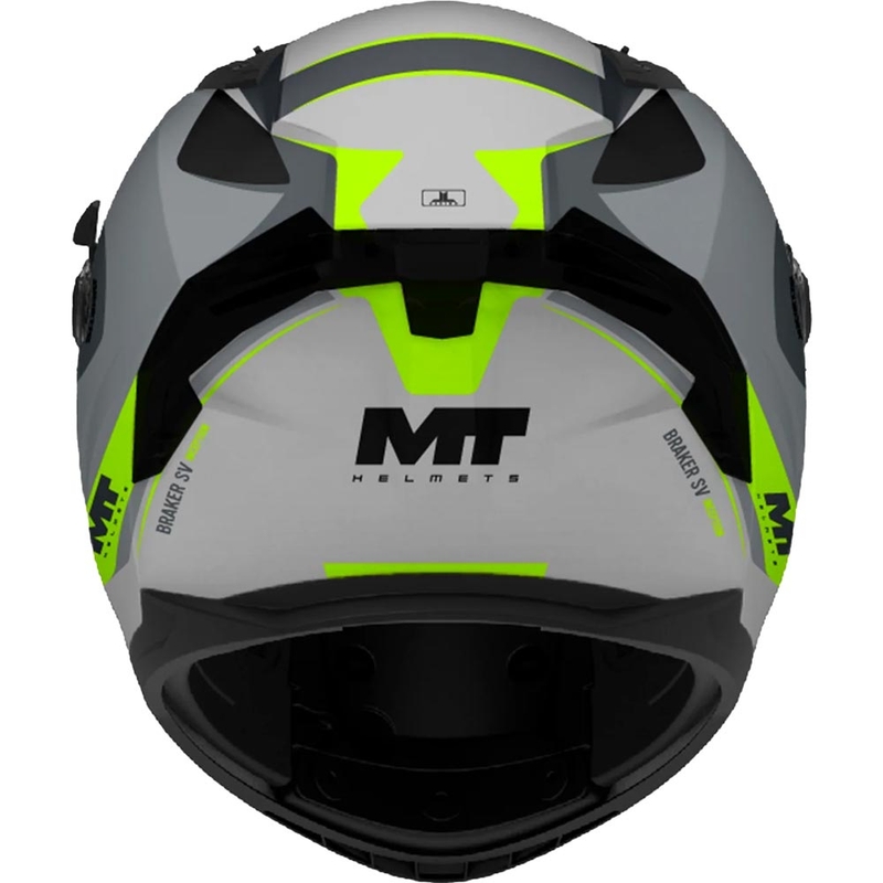 Integrální helma na motorku MT Braker SV Inception C2 šedo-fluo žlutá