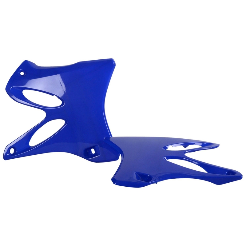 Spoilery chladiče POLISPORT (pár) modrá Yam98 pro YAMAHA YZ 125 2002-2014, YAMAHA YZ 250 2002-2014
