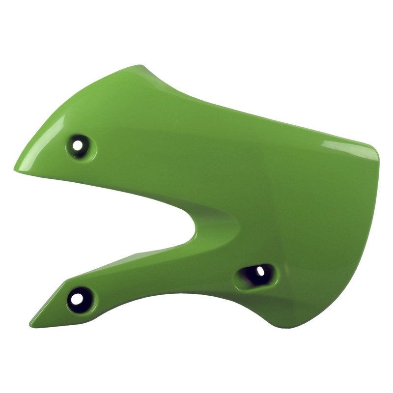Spoilery chladiče POLISPORT (pár) zelená 05 pro KAWASAKI KX 65 2000-2026, KAWASAKI KLX 110 (R) 2002-2009