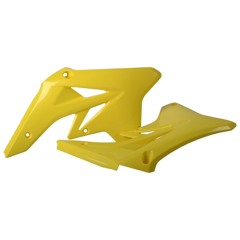 Spoilery chladiče POLISPORT (pár) žlutá RM 01 pro SUZUKI RM-Z 250 2007-2009